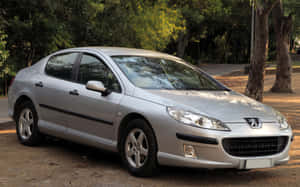 Caption: Peugeot 407 Sedan In Motion Wallpaper