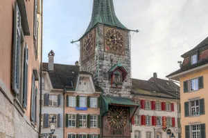 Caption: Picturesque View Of Solothurn Old Town, Switzerland Wallpaper
