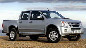 Caption: Powerful Isuzu Rodeo In Its Element Wallpaper