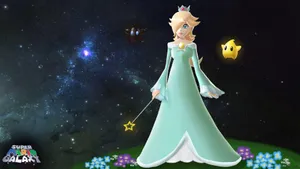 Caption: Princess Rosalina In Cosmic Glow Wallpaper