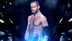 Caption: Roderick Strong Showcasing Power & Determination In Promotional Poster Wallpaper