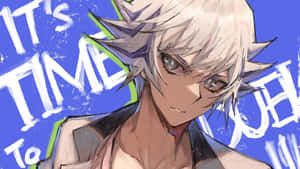 Caption: Ryoken Kogami - Masterful Strategist In Action Wallpaper