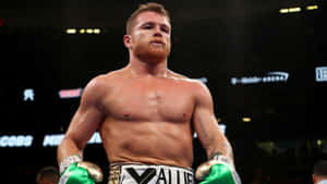 Caption: Saul Canelo Alvarez, Boxing Champion At His Finest Wallpaper