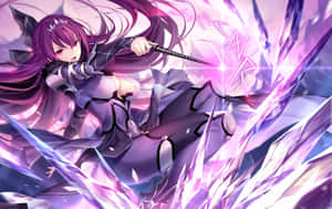 Caption: Scathach Skadi - The Ice Queen Of Norse Mythology Wallpaper