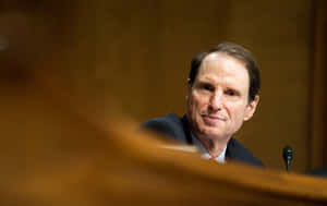 Caption: Senator Ron Wyden Looking At Camera Wallpaper