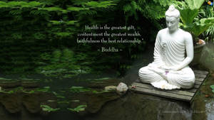 Caption: Serene Buddha In High Definition Wallpaper