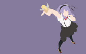 Caption: Serene Minimalist Landscape Wallpaper