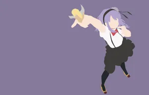 Caption: Serene Minimalist Landscape Wallpaper