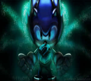 Caption: Seven Chaos Emeralds In Diverse Colors And Bright Shimmer Wallpaper