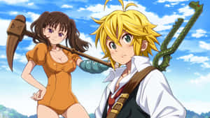 Caption: Seven Deadly Sins' Diane - Protector Of The Forest Wallpaper