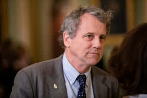 Caption: Sherrod Brown In Discussion At The Capitol Wallpaper