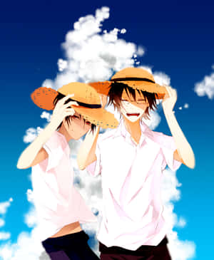 Caption: Shinra Kishitani Smiling Confidently Wallpaper