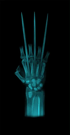 Caption: Shiny Adamantium Metal Surface Wallpaper