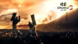 Caption: Shogun Warrior In Traditional Armor Wallpaper