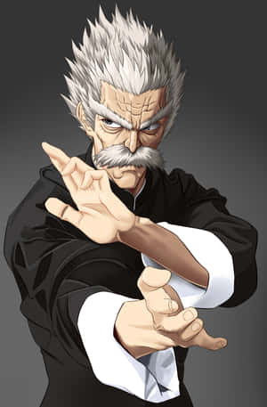 Caption: Silverfang: The Ultimate Warrior In Action Wallpaper