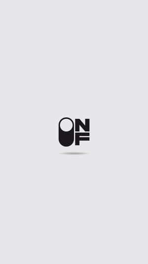 Caption: Simplicity In Design - Minimalist Black & White Logo Wallpaper