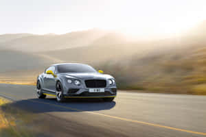 Caption: Sleek And Sophisticated Bentley Continental Gt Wallpaper