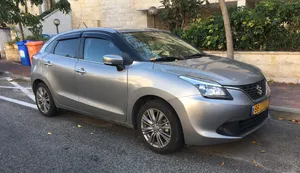 Caption: Sleek And Sophisticated - Suzuki Baleno In Motion Wallpaper