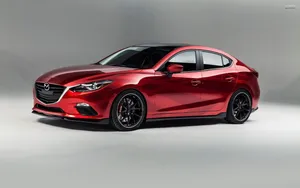 Caption: Sleek And Stylish 2022 Mazda 3 Hatchback Wallpaper