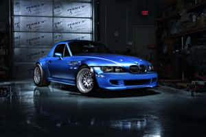 Caption: Sleek And Stylish Bmw Z3 Roadster Wallpaper