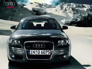 Caption: Sleek Audi A3 On The Open Road Wallpaper