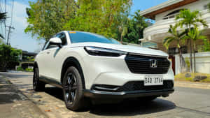 Caption: Sleek Design Of The Honda Hr-v Wallpaper