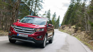 Caption: Sleek Ford Edge Showcasing Its Dynamic Design Wallpaper