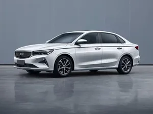 Caption: Sleek Geely Emgrand In Golden Light Wallpaper