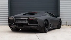 Caption: Sleek Lamborghini Reventón On The Road Wallpaper