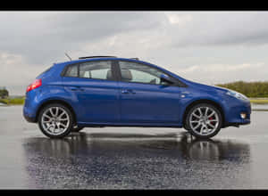 Caption: Sleek Style Fiat Bravo In Dynamic Drive Wallpaper