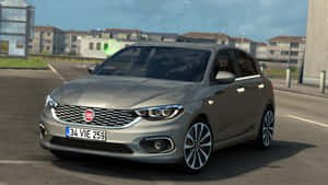 Caption: Sleek & Stylish Fiat Tipo Wallpaper Wallpaper