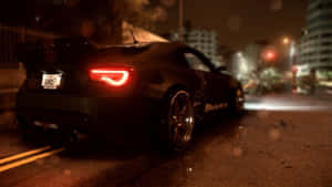 Caption: Sleek Subaru Brz Caressed By The Twilight Wallpaper