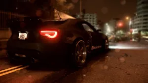 Caption: Sleek Subaru Brz Caressed By The Twilight Wallpaper