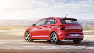 Caption: Sleek Volkswagen Polo In Pristine Condition Wallpaper