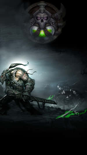 Caption: Stealthy Rogue In Action In World Of Warcraft Wallpaper