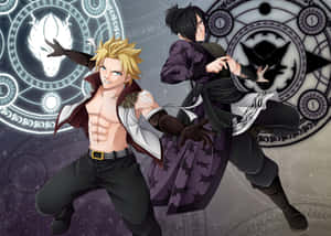 Caption: Sting Eucliffe - The Lightning-shadow Dragon Slayer Of Sabertooth Wallpaper