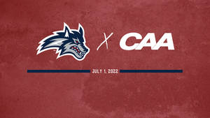 Caption: Stony Brook University's Official Logo Wallpaper