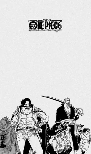 Caption: Straw Hat Pirates In One Piece Manga Wallpaper