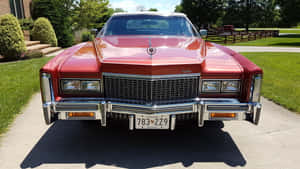 Caption: Stunning Cadillac Eldorado In Action Wallpaper