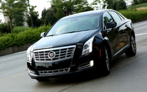 Caption: Stunning Cadillac Xts In Action Wallpaper