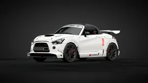 Caption: Stunning Daihatsu Copen At Dusk Wallpaper