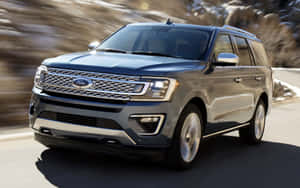 Caption: Stunning Ford Expedition On The Open Road Wallpaper