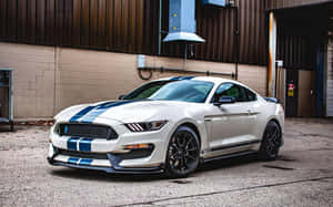 Caption: Stunning Ford Mustang California Special Cruising The Streets Wallpaper