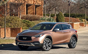 Caption: Stunning Infiniti Qx30 In A Luxury Ride Wallpaper