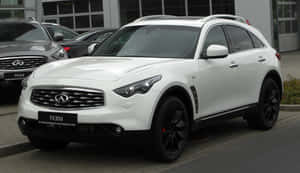 Caption: Stunning Infiniti Qx70: Elegance In Motion Wallpaper