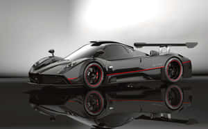 Caption: Stunning Pagani Zonda C12 Roadster In Motion Wallpaper