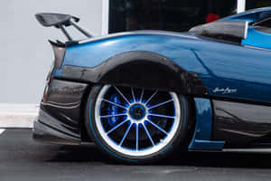 Caption: Stunning Pagani Zonda Hp Barchetta On Display Wallpaper