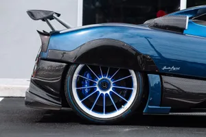 Caption: Stunning Pagani Zonda Hp Barchetta On Display Wallpaper