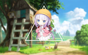 Caption: Stylish Anime Profile - Kanna Kobayashi Wallpaper