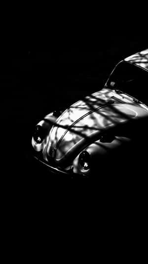 Caption: Stylish Black And White Car Wallpaper